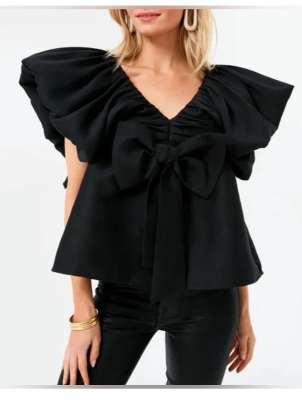 Tuckernuck Black Brooke Blouse